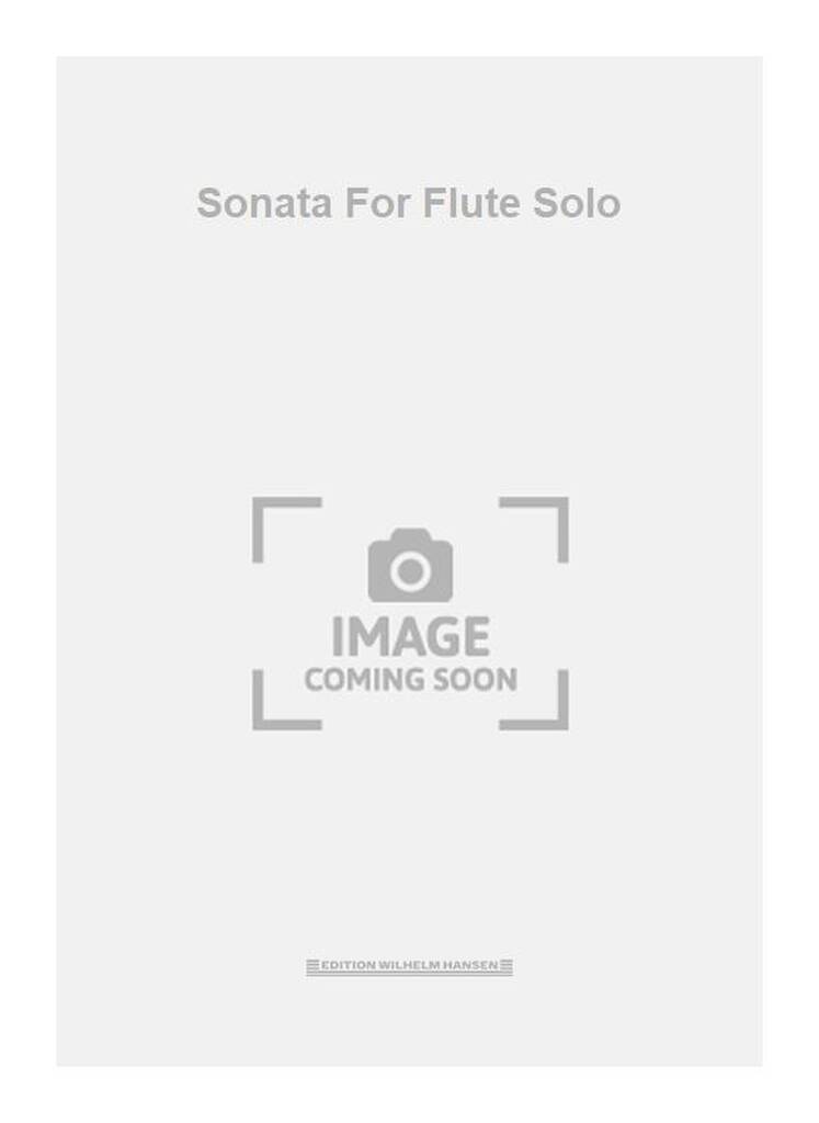 Sonata For Flute Solo
